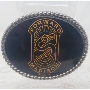 Forward Madison FC Belt Buckle Soccer DCVIII Silver And‎ Black
